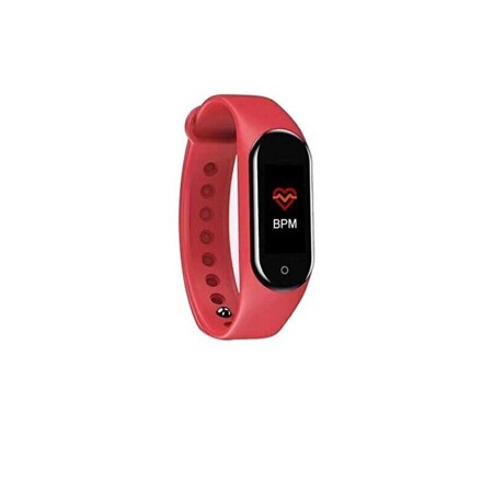 FitBit Fitness Tracker M4 Plus Смарт-браслет Загрузка фотографий Музыка Управление погодой, red - , a40: характеристики и цены