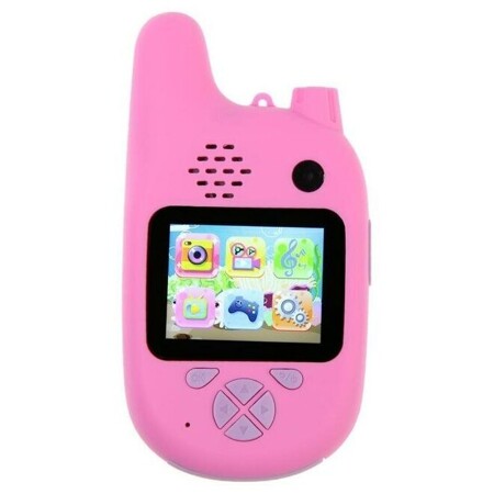 Детский цифровой фотоаппарат Walkie Talkie HD, с рацией, модель 5207947, розовый: характеристики и цены