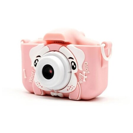 Фотоаппарат детский с чехлом Dog (Pink): характеристики и цены