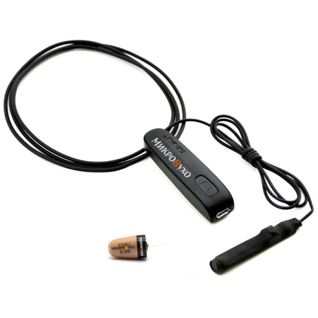 Капсульный микронаушник К5 4 мм и гарнитура Bluetooth Basic с выносным микрофоном, кнопкой подачи сигнала, кнопкой ответа и перезвона: характеристики и цены
