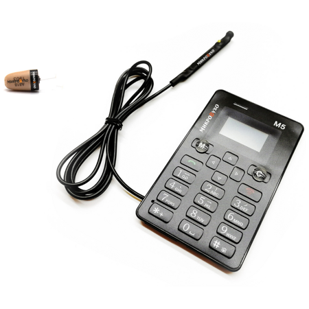 Капсульный микронаушник К5 4 мм и гарнитура Phone с выносным чувствительным микрофоном, кнопкой-пищалкой, кнопкой ответа и перезвона: характеристики и цены