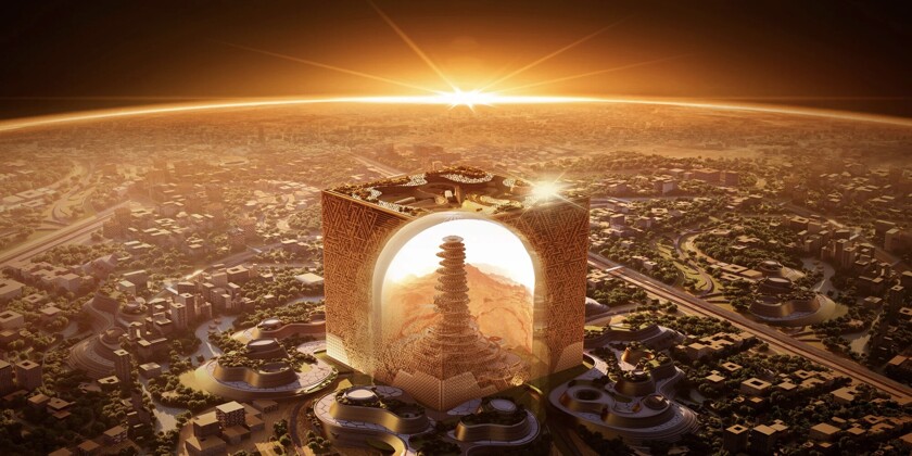 Саудовская Аравия представила ТРЦ в виде куба: это одно из крупнейших зданий в мире