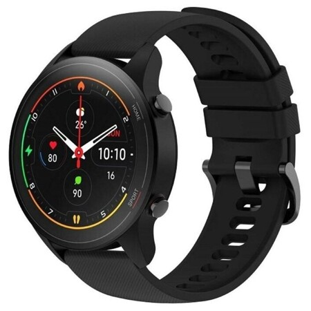 Смарт-часы Xiaomi Mi Watch (BHR4550GL), 1.39", Amoled, пульсометр, шагомер, 420 мАч, черные: характеристики и цены