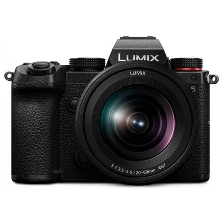 Panasonic Lumix DC-S5 Kit LUMIX S 20-60 мм F3.5-5.6, черный: характеристики и цены