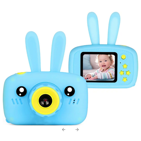 Детский фотоаппарат Fun Kids Camera Зайчик (Голубой): характеристики и цены