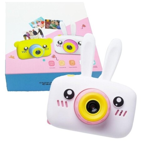 Цифровой детский фотоаппарат Зайчик Children's fun Camera Rabbit, белый.: характеристики и цены
