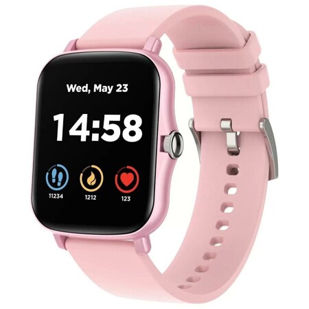 CANYON Smart watch, 1.69inches TFT full touch screen, Zinic+plastic body, IP67 waterproof, multi-sport mode, compatibility with iOS and android, Pink: характеристики и цены