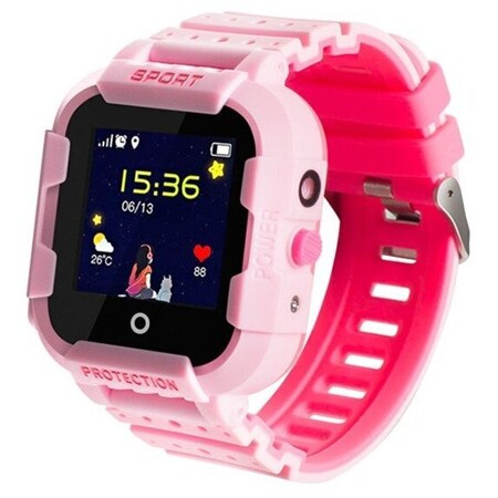 Часы GPS трекер Wonlex KT03 Розовые: характеристики и цены
