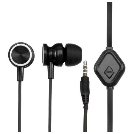 Наушники Red Line Stereo Headset SP10, вакуумные, микрофон, 113 дБ, 16 Ом, 1.2 м, черные: характеристики и цены