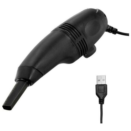 USB Пылесос, для ПК, с насадками, черный: характеристики и цены