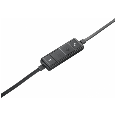 Logitech H650e Mono (USB, элементы управления на кабеле, кабель 1.8м, чехол в комплекте): характеристики и цены