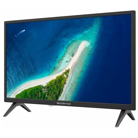 TOPDEVICE TDTV24BS01H black (HD, Smart TV, DVB-T2/C/S2)(TDTV24BS01H_BK): характеристики и цены