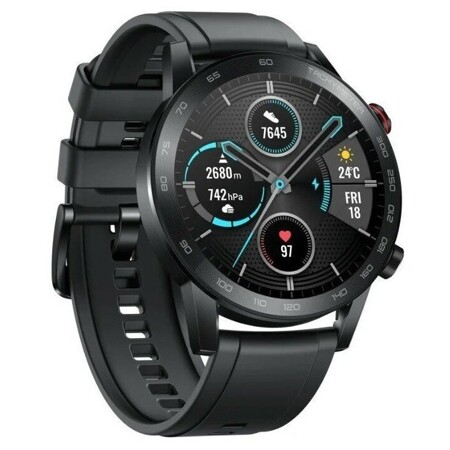 Умные часы HONOR MagicWatch 2 46мм (silicone strap) черные: характеристики и цены