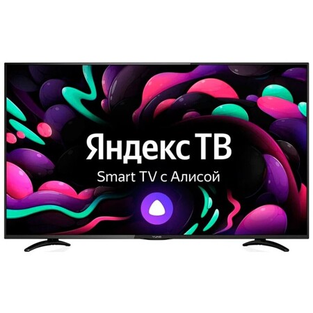 Yuno Яндекс. ТВ ULX-43UTCS3234, 43", LED, 4K Ultra HD, черный: характеристики и цены