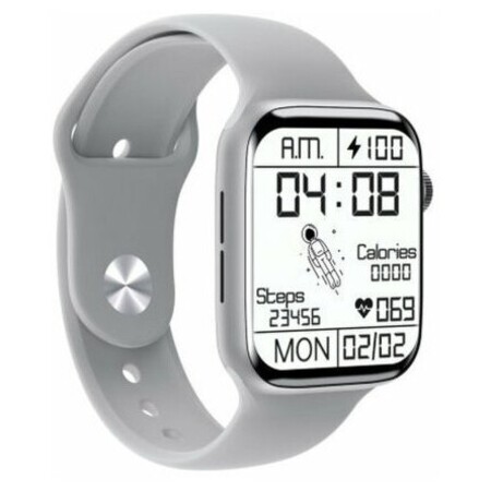 Умные смарт часы Smart Watch X22 PRO (iOS, Android) с Full-touch экраном, быстрой беспроводной зарядкой, пульсоксиметром, шагомером, тонометром, приемом-ответом звонков, личным тренером (серый): характеристики и цены