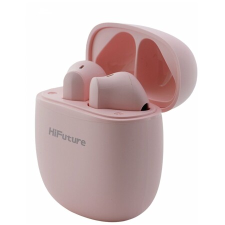 HiFuture TWS ColorBuds Pink, блютуз гарнитура с микрофоном, наушники для iPhone/Android с зарядным футляром/кейсом: характеристики и цены