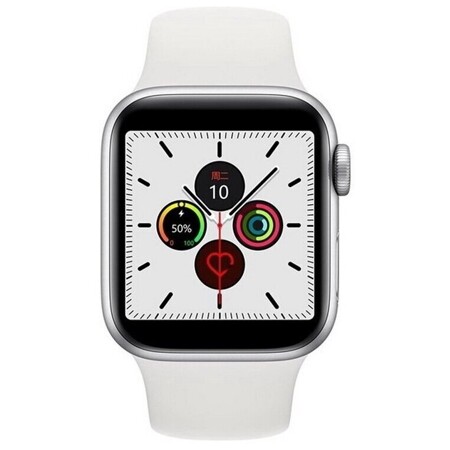 Умные смарт-часы 2020, 6 Smart Watches W26+ (плюс), с функцией измерения температуры тела, белые: характеристики и цены