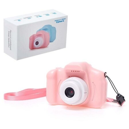 Детский фотоаппарат "Начинающий фотограф", цвет розовый: характеристики и цены
