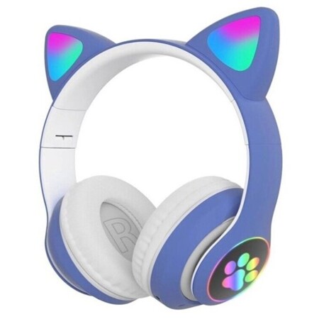 Cat Ear со светящимися кошачьими ушками и лапками LED, микрофон: характеристики и цены