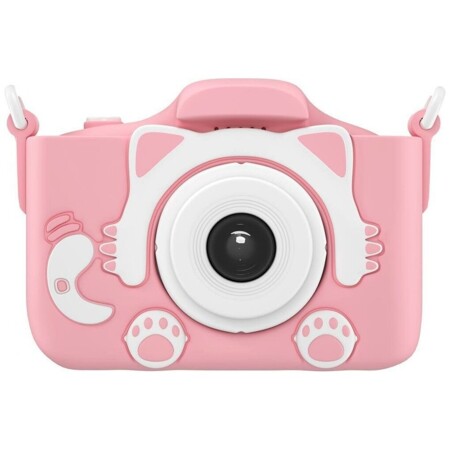 GSMIN Fun Camera Kitty со встроенной памятью и играми (Розовый): характеристики и цены