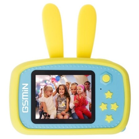 GSMIN Fun Camera Rabbit с играми (Желтый): характеристики и цены