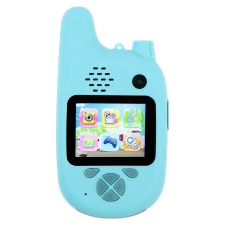 Детский цифровой фотоаппарат Walkie Talkie HD, с рацией, модель 5207947, синий: характеристики и цены