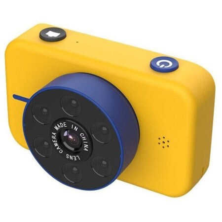 Детский цифровой фотоаппарат HRS X17 с селфи камерой 18 МП, FHD (Желтый): характеристики и цены
