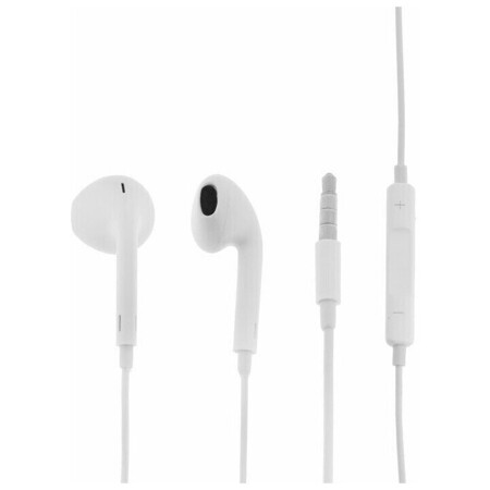 Наушники Red Line Stereo Headset SP17, вкладыши, микрофон, проводные, 1.1 м, белые: характеристики и цены