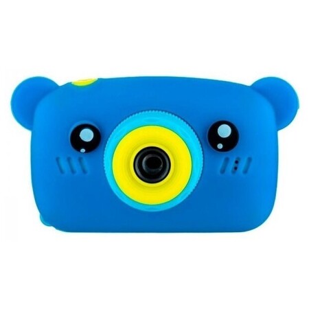 Детский цифровой фотоаппарат камера в форме медведя (Синий): характеристики и цены