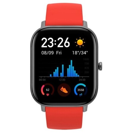 Смарт-часы Amazfit GTS (A1914), алый апельсин: характеристики и цены