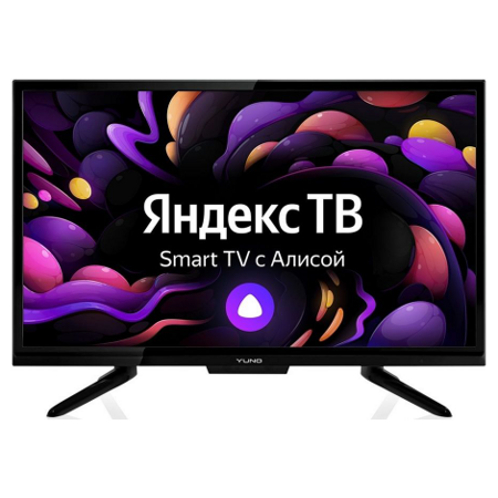 YUNO 24" черный HD Яндекс . ТВ: характеристики и цены