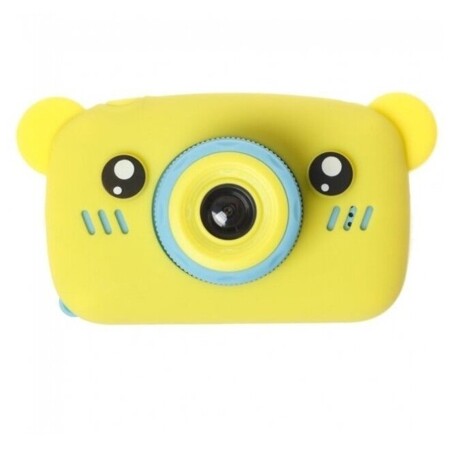 Детская цифровая камера Fun Camera Bear мишка со встроенными играми (Желтый): характеристики и цены