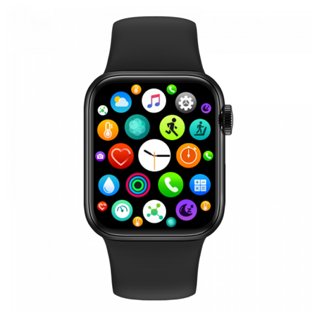 Хороший выбор / Умные смарт-часы Smart Watch MW17 Plus, Экран 1,7 дюйма, Беспроводная зарядка / Смарт вотч / Часы: характеристики и цены
