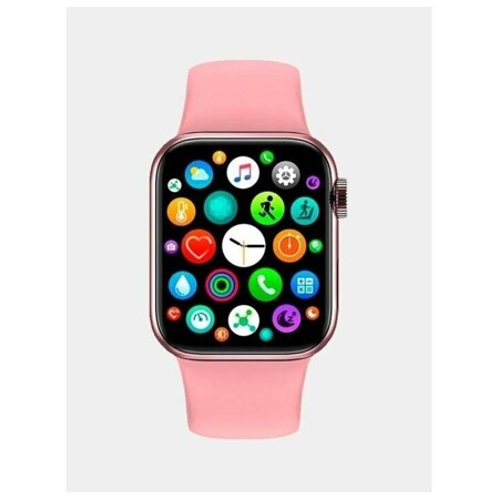 Умные часы NOVELTY 2022 Series 8 / Смарт часы / smart watch / Смарт часы с беспроводной зарядкой 44 мм / Розовый: характеристики и цены