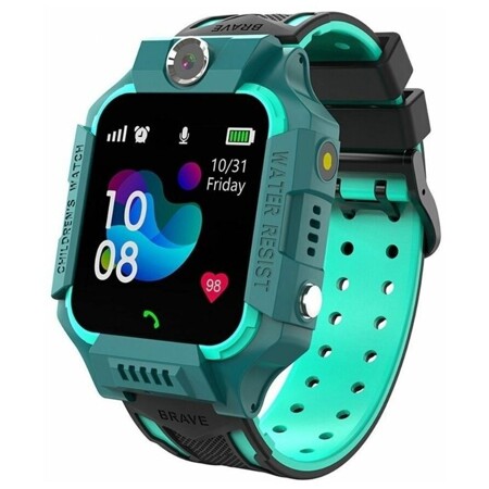 Детские Водонепроницаемые Смарт-часы Z6 с GPS-трекером и камерой Бирюзовый: характеристики и цены