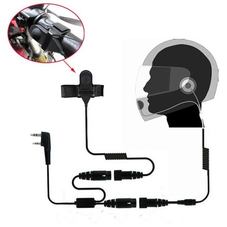 Гарнитура NEW с выносным микрофоном на гибкой душке и громким динамиком под шлем: характеристики и цены