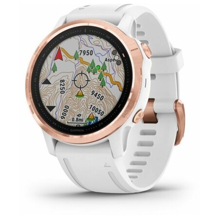 GARMIN Умные часы Garmin Fenix 6S Pro, розовое золото/белый: характеристики и цены