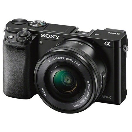 Sony Фотоаппарат системный Sony Alpha A6000 Kit 16-50 Black: характеристики и цены