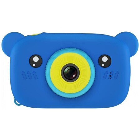 GSMIN Fun Camera Bear с играми и селфи камерой 12 МП, FHD (Сине-голубой): характеристики и цены