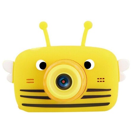 Защищенный фотоаппарат, Компактный фотоаппарат Kids Camera bee, желтый: характеристики и цены