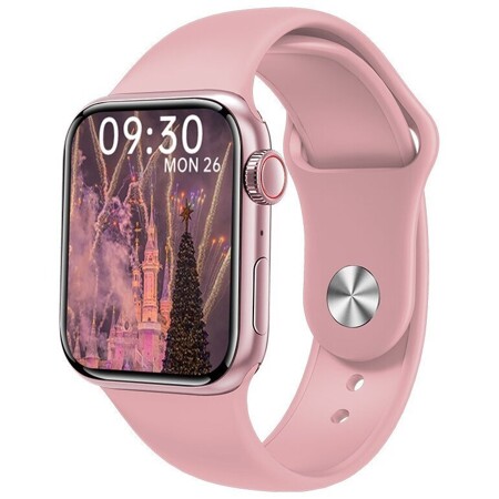Умные часы Smart Watch M16 mini 38mm, розовые: характеристики и цены
