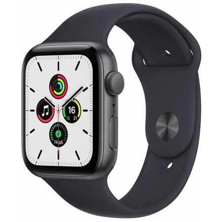 Apple Watch SE GPS 44mm Space Grey Alum/Midnight Sport: характеристики и цены