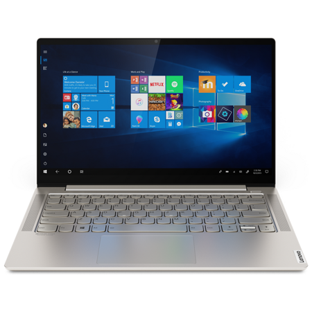 Lenovo Yoga S740-14IIL 14.0" FHD TN/Core i5-1035G4/16GB/512GB/ Intel Iris Plus Graphics/Win 10 Home/NoODD/бежевый (81RS007DRU): характеристики и цены