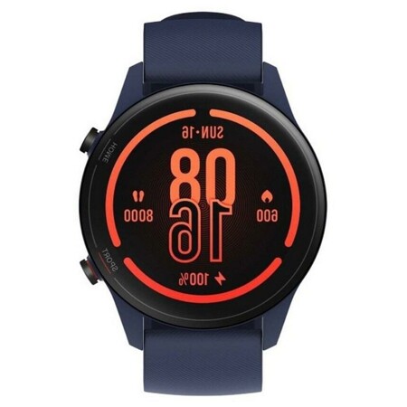 Смарт-часы Ксиоми Ми Watch (Navy Blue) - XMWTCL02 (BHR4583GL). Большой AMOLED-дисплей 1.39. Более 100 циферблатов подарочная упаковка: характеристики и цены