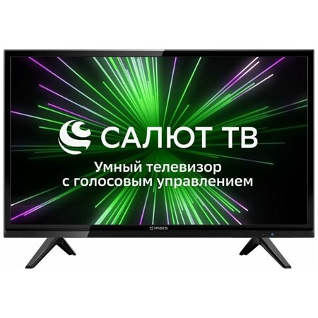 IRBIS 43F1SBR204BS2, Салют ТВ, 43", DLED, FULL HD, черный: характеристики и цены