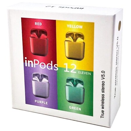 Наушники беспроводные Apple EarPods i12s Macaron (цветные): характеристики и цены