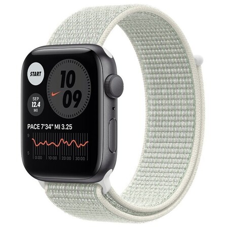 Apple Watch SE GPS 44мм Aluminum Case with Nike Sport Loop: характеристики и цены