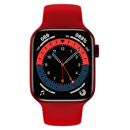 Умные смарт часы PALEOHORA HW22 Smart Watches PRO6 (IOS/Android) с Full touch LED IPS экраном , приемом-ответом звонков , тонометром, пульсоксиметром, электрокардиографом, шагомером, личным тренером, 44 мм. (Красный): характеристики и цены