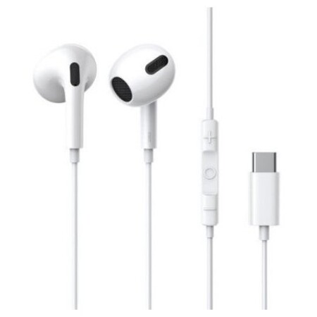 Наушники Baseus Encok Type-C Lateral in-Ear Wired Earphone C17 (NGCR010002) white: характеристики и цены