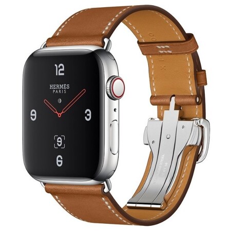 Apple Watch Hermès Series 4 GPS + Cellular 44mm Stainless Steel Case with Leather Single Tour Deployment Buckle: характеристики и цены